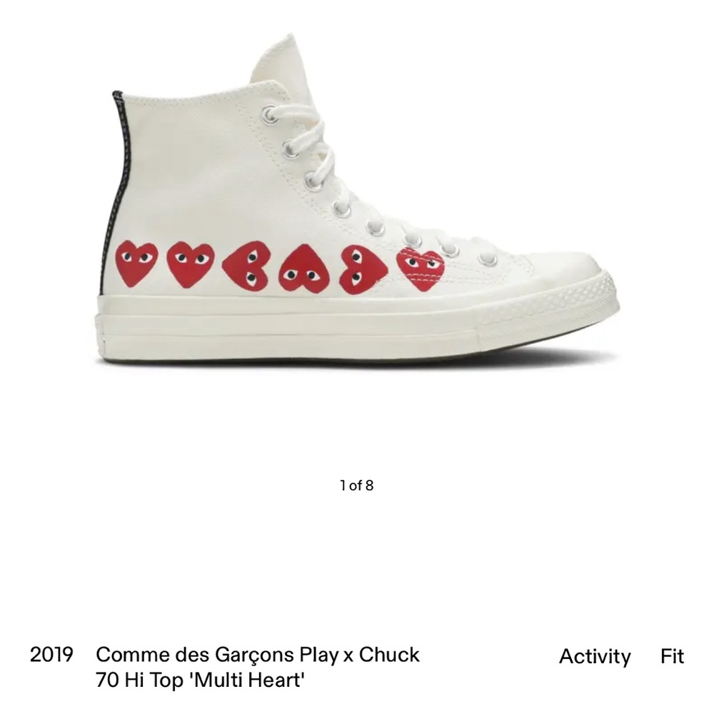 Converse Chuck Taylor High Tops comme des Garcons